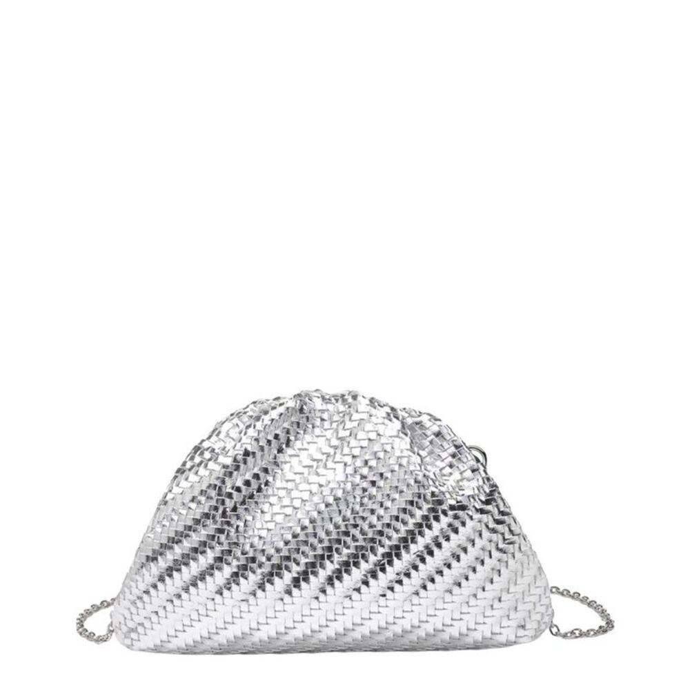 Moda Luxe Serena Clutch, Silver